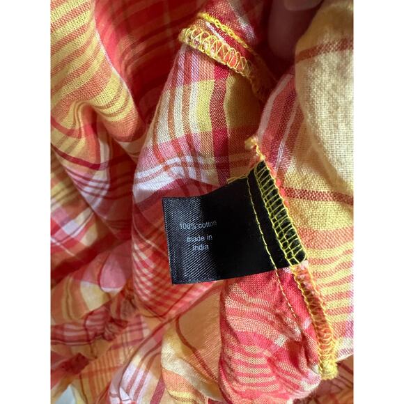 Lane Bryant women's yellow v neck eyelet trim tee size 26/28 NEW - Picture 4 of 5